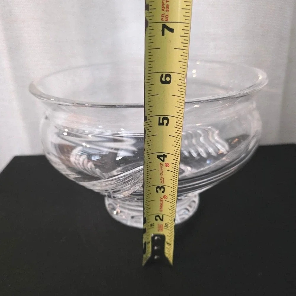 Montreux Cut Crystal Footed‎ Bowl, Floral Centerpiece, Fruit Dish, Pedestal Base